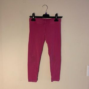 Children’s Place pink leggings with lace bottom